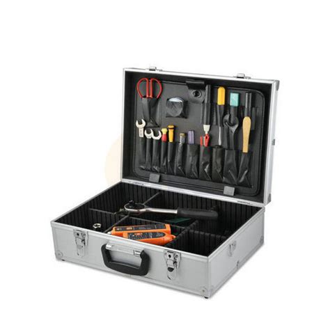 Portable Lockable Hard Aluminium Tool Box 